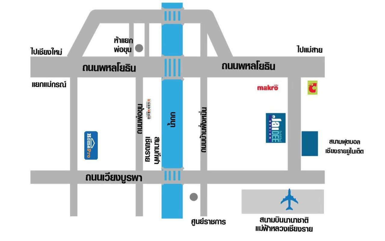 Jaidee Cafe&Hostel Chiangrai Ban Fang Min Buitenkant foto